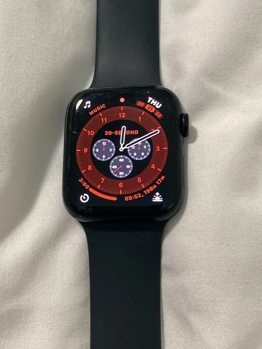 Apple Smartwatch se gps+ cellular - Black Case with Black Sport Band 44mm UNISEX